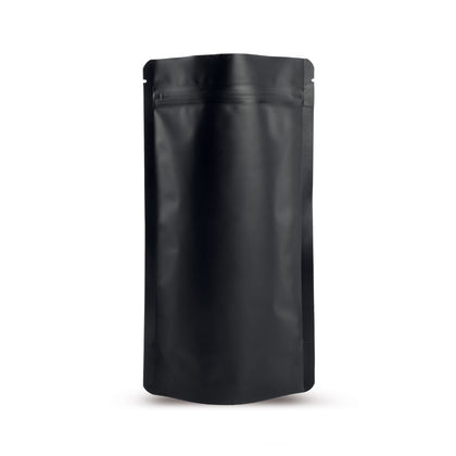 Doypack fosco preto — Vista principal, diretamente do fabricante Elke Plastic