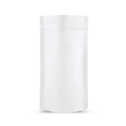 Doypack fosco branco — Vista principal, diretamente do fabricante Elke Plastic