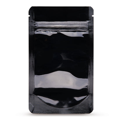 Doypack preto — Vista principal, diretamente do fabricante Elke Plastic