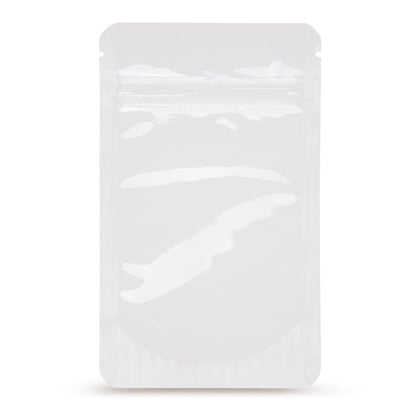 Doypack branco — Vista principal, diretamente do fabricante Elke Plastic